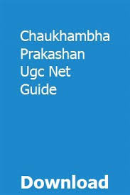 Chaukhambha Prakashan Ugc Net Guide Computer Science Exam Preparation Tips Career Books