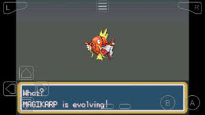 pokemon fire red magikarp evolving to gyarados youtube