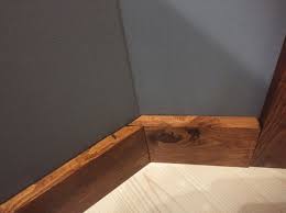 Baseboard installation in a bathroom can be accomplished in the same manner as baseboard installations in other rooms. 20 Ideas For Baseboard Styles