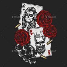 Good crown tattoos on wrist. Gangsta Concept With Playing Card Playing Card Tattoos Card Tattoo Card Tattoo Designs