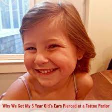Why To Get Ears Pierced At A Tattoo Parlor Ear Piercings Kids Ear Piercing Baby Ear Piercing