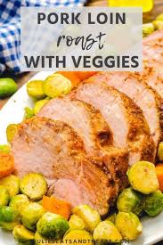 Vegetables that go with pork tenderloin. Pork Loin Roast With Vegetables Julie S Eats Treats