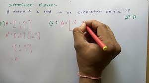 What Is Idempotent Matrix Youtube