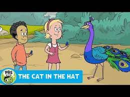 The Cat In The Hat Knows A Lot About That Peacock Feathers Pbs Kids Youtube Pbs Kids Youtube Kids Peacock Sketch