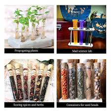 Maybe you would like to learn more about one of these? Kindpma 20pcs 18ml Clear Plastic Test Tubes With Cork Stoppers 18x105mm Tube Holder For Flowers Crafts Candy Bath Salts Storage Halloween Science Lab Wedding Birthday Party Favor Test Tubes Industrial Scientific