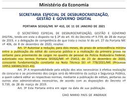 O certame foi solicitado ao ministério da economia, e a expectativa é que o edital possa ser publicado entre 2020 ou início de 2021. Busoepsnx50hrm