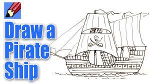 Maybe you would like to learn more about one of these? How To Draw A Pirate Ship Real Easy Youtube