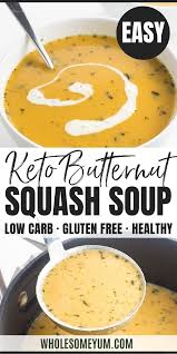 Creamy Low Carb Paleo Butternut Squash Soup Recipe With Coconut Milk Paleo Butternut Squash Soup Butternut Squash Recipes Soup Squash Soup Recipe