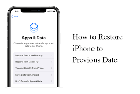 Easy Ways To Restore Iphone To Previous Date (2022)