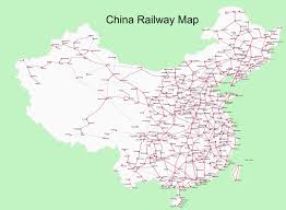 China Railway Map Train Map Map China Train