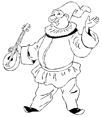 Pulcinella Disegni Da Colorare Carnevale Disegni