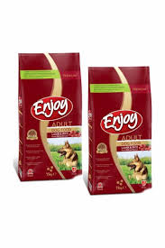 Enjoy Kuzu Etli Ve Princli Yetiskin Kopek Mamasi 15 Kg X 2 Adet Trendyol