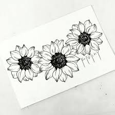 Dibujos Sunflower Tattoo Sunflower Tattoo Design Sunflower Tattoos