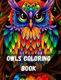 Circle shape pattern with cute owls vector. Owls Coloring Book Cute Owl Designs To Color For Girls Boys And Kids Of All Ages Adorable Art Activities With Quiet Stoic Wise And H Birds 7 Paperback Mcnally Jackson Books