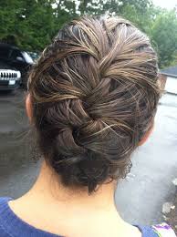 Simple braid for long hair. French Braid Tucked Under Hair Styles Bridesmaid Hair Hair