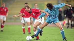 Two weeks before his death, the legendary bobby moore watches england for the final time as they face minnows san marino in a world cup qualifier at wembley. The Three Lions Beat San Marino 7 1 In 1993 But Were A Goal Down With Just Eight Second Played