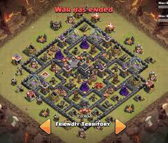 This base is defensive against both air and ground troops. Th 9 War Base Anti Gowipe Google Search Clash Of Clans War Clan