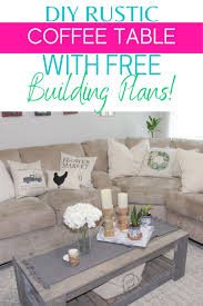 Attach the legs about 1 inch from either side of the slab using the. Diy Rustic Coffee Table Free Plans Home By Jenn