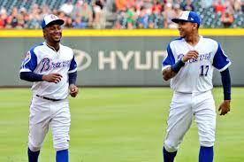 This is a complete 2020 uniform mod for the atlanta braves. Braves 1974 Hank Aaron Throwback Uniforms Uniswag