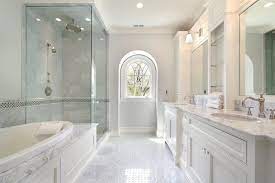 This video shows my marble and brass bathroom. Calacatta Gold Marble Bathroom Kitchen Tiles And Mosaics Klassisch Badezimmer New York Von All Marble Tiles Houzz