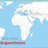 Political map of argentina with provinces. 1