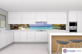 Visit our inspiration gallery to see photos of how you can use our tile collections in your kitchen. Custom Glass Backsplash Kitchen Bathroom Bellissimo Colors