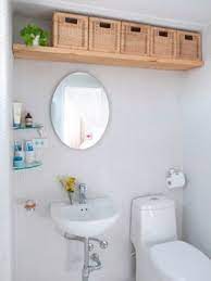 Continue to 9 of 33 below. 25 Bathroom Space Saver Ideas Small Space Bathroom Bathroom Storage Solutions Bathroom Space Saver