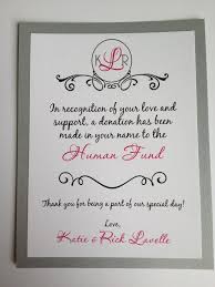 Layered Donation Card For Wedding Favors By Designsbydvb On Etsy 1 75 Wedding Favors Wedding Donations Wedding Milestone