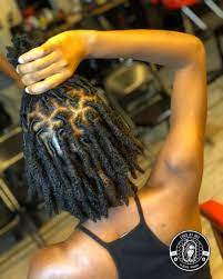 Loctician On Instagram The Last Retwist Ft Balbyirene Styleseat Com I Locsbybeee L Locs Hairstyles Short Locs Hairstyles Natural Hair Styles