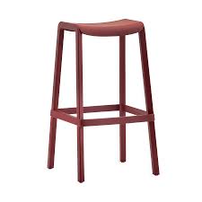 Bar Stool With Sofa And Curved Shapes Made From Polypropylene Available In A Range Of Colour Finishes Stackable Bar Stools Tall Bar Stools Cafe Furniture