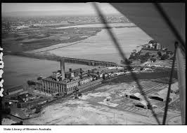 East Perth Power Station And Armadale Line Railway Bridge In Perth Western Australia In 1933 Perth Western Australia Western Australia Perth