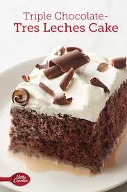 Triple Chocolate Tres Leches Cake Recipe Chocolate Tres Leches Cake Tres Leches Cake Tres Leches Cake Recipe