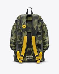 Download Backpack Mockup In Apparel Mockups On Yellow Images Object Mockups