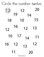 More importantly, your kid will also be able to play with colors, and in this way, learn a lot about using different … Number 12 Coloring Pages Twisty Noodle