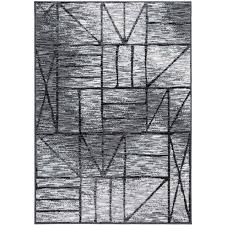 • bunt d.201 c.047, polyester • b133cm, l190cm. Teppich Abstrakt 133 X 190 Cm Grau Muster Kurzflor Wohnzimmer 705815