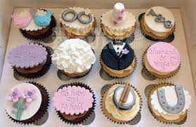 Wedding Themed Cupcakes Hen Party Cupcakes Cake Decorating Company Wedding Cupcakes