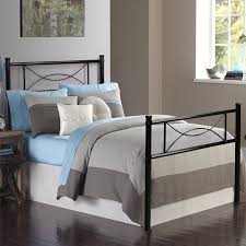 If you don't have a boxspring, look for a frame with more slats to support your. Teraves 12 7 High Metal Platform Bed Frame With Two Bowknot Headboards Easy Assembly Twin Size Walmart Com Walmart Com