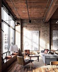 Rustic bedroom with brick wall. Pin By Lindsay S On Exposed Brick Loft Interiors Industrial Interior Design Loft Design