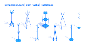 It is also accessible for most adults as it is near chest high on people of average height, leaving lots of room on top of the shelf to store boxes as well. Coat Racks Dimensions Drawings Dimensions Com