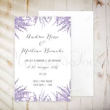 Disponiamo di un' ampia varietà di inviti matrimonio per tutti i gusti. Partecipazioni Lavanda Matrimonio Da Sogno