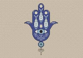 Try your hand at cross stitching with free patterns and instructions from hgtv.com. Blue Hamsa Cross Stitch Pattern Khamsa Cross Stitch Amulet Etsy
