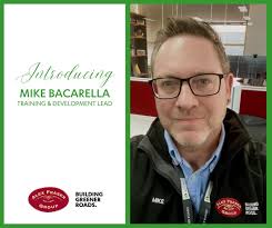 Welcome to Mike Bacarella who recently joined Alex Fraser as Training and  Development Lead. Mike has spent his first few weeks visiting sites and  getting his boots dirty as he learns about