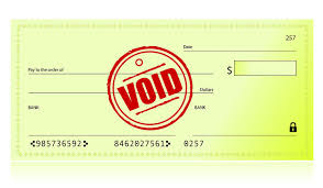 Checks must be preprinted with your name and address. How To Void A Check And When To Use One