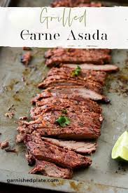 Maybe you would like to learn more about one of these? How To Make Carne Asada On The Grill Garnished Plate