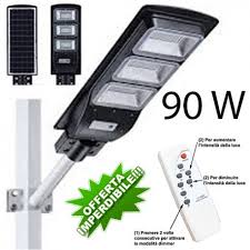 Gdealer catena luminosa a energia solare luci per esterni 4.8 metri 30 led lampioni lanterna ad energia solare impermeabile tempo di saldi lampione stradale a led da 30w energia solare luce fotovoltaico con telecomando potenza: Lampione Stradale Pannello Energia Solare Faro Fotovoltaico Esterno 90w Led Luce