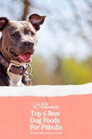 Top 6 Best Dog Foods For Pitbulls Best Dog Food Pitbulls Dog Food Recipes