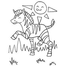 1) if you have javascript enabled you can click the print link in the top half of the page and it will automatically print the coloring page only and ignore the advertising and navigation at the top of the page. Top 20 Free Printable Zebra Coloring Pages Online