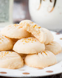 Mix in flour just until combined. Whipped Shortbread Cookies Just 3 Ingredients Little Sweet Baker