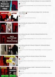 You can use video editing software to remove red light. Silhouettechallenge On Tiktok Goes Wrong Unedited Videos Leaked