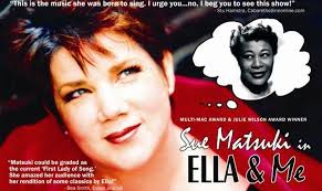 Sue Matsuki's "Ella"-gant Salute to the Centennial of Ella Fitzgerald April  25 -